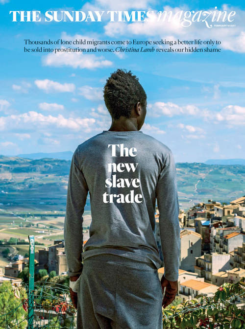 Andrew Testa on the cover of Sunday Times Magazine