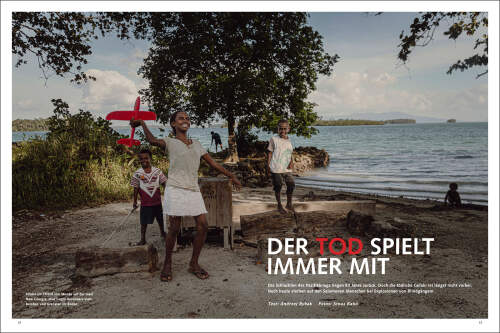 Jonas Kako published in MARE magazine, Germany