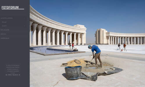 Nick Hannes exhibiting at Fotoforum in Innsbruck, Austria